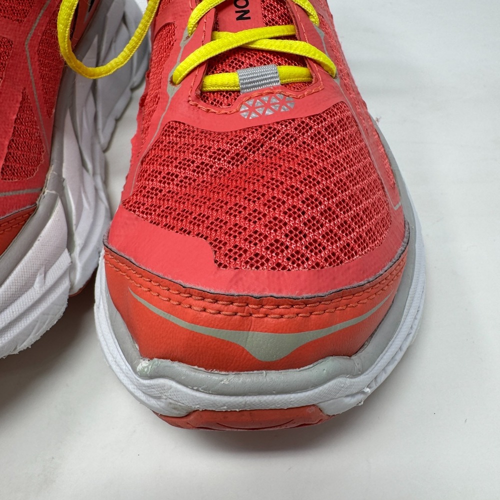 HOKA One One Clifton‎ 1 Road Running Sneakers Coral Pink 20609-031 Women's 7.5 - Picture 6 of 16
